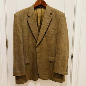 Burberry Men's Wool Linen Blend Blazer Sport Coat 46 R $2,195